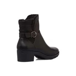 Stivaletti comfort da donna neri con tacco 5 cm P Soft