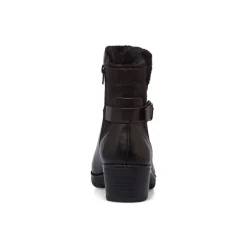 Stivaletti comfort da donna neri con tacco 5 cm P Soft