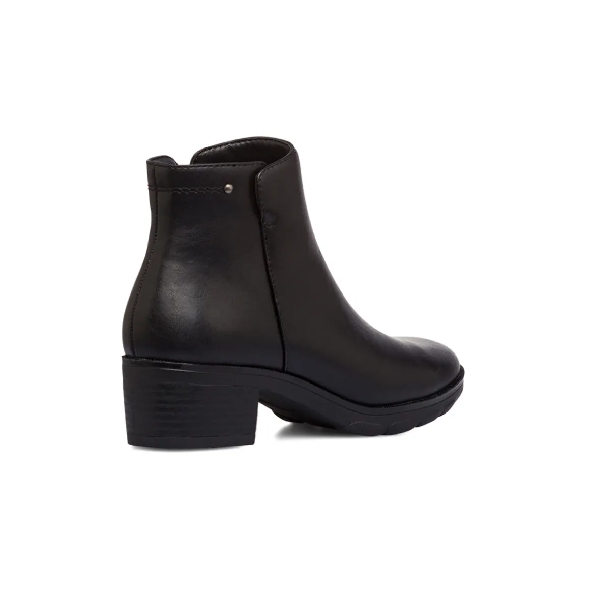 Stivaletti comfort da donna neri con tacco 5 cm P Soft
