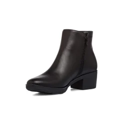 Stivaletti comfort da donna neri con tacco 5 cm P Soft