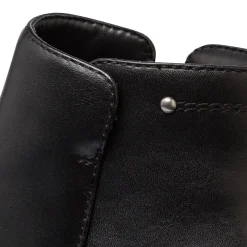 Stivaletti comfort da donna neri con tacco 5 cm P Soft