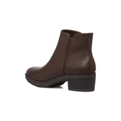 Stivaletti comfort da donna marroni con tacco 8,5 cm P Soft