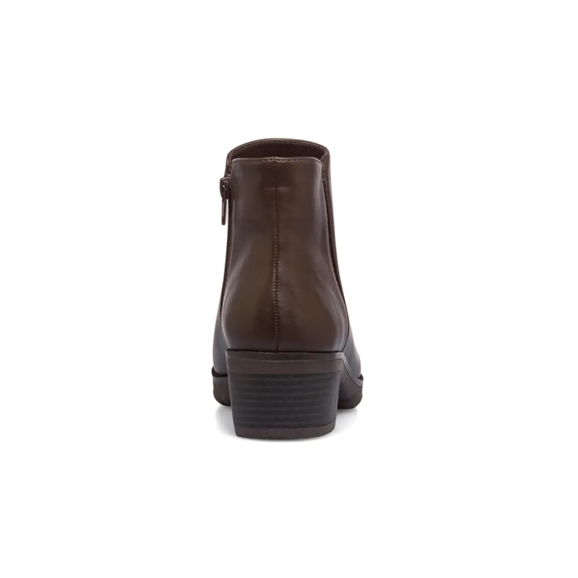 Stivaletti comfort da donna marroni con tacco 8,5 cm P Soft
