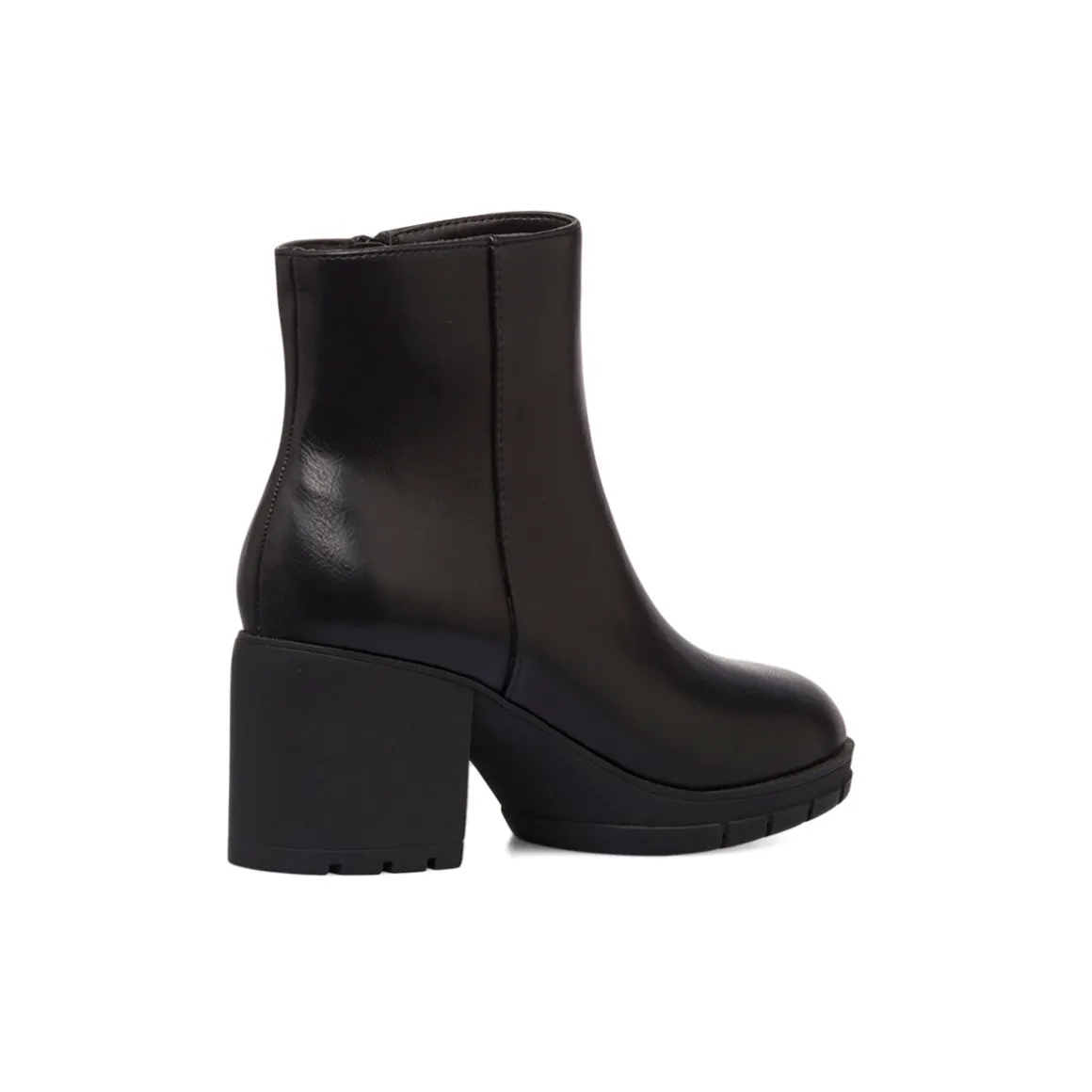 Stivaletti comfort neri con tacco 7 cm da donna P Soft