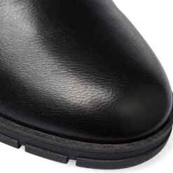 Stivaletti comfort neri con tacco 7 cm da donna P Soft