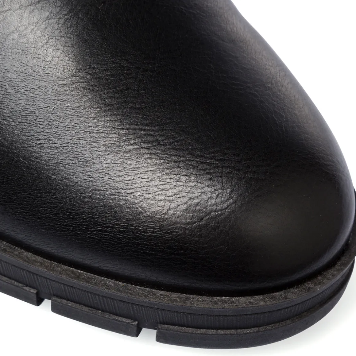 Stivaletti comfort neri con tacco 7 cm da donna P Soft