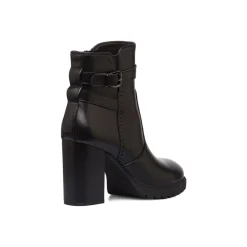 Stivaletti comfort neri con fibbia da Donna P Soft