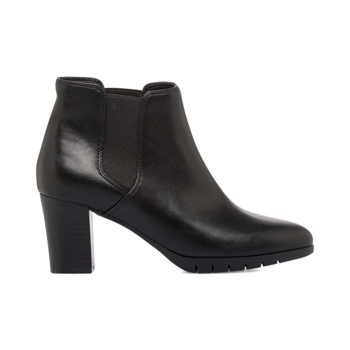 Stivaletti comfort neri da Donna con tacco 6,5 cm P Soft
