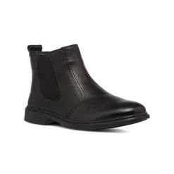 Stivaletti comfort neri da uomo in pelle P Soft