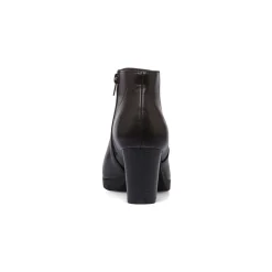 Stivaletti comfort neri da donna con tacco 7 cm P Soft