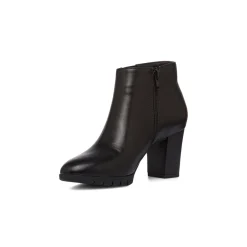 Stivaletti comfort neri da donna con tacco 7 cm P Soft