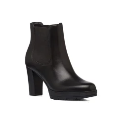 Stivaletti comfort neri da Donna con tacco 9 cm P Soft