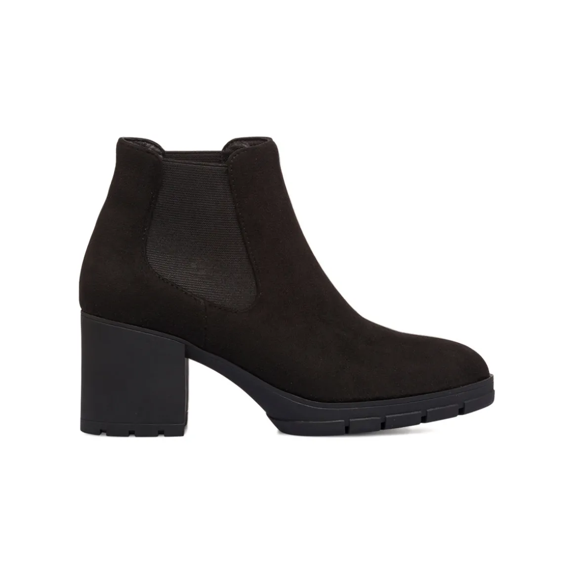 Stivaletti comfort neri da Donna con tacco 7 cm P Soft
