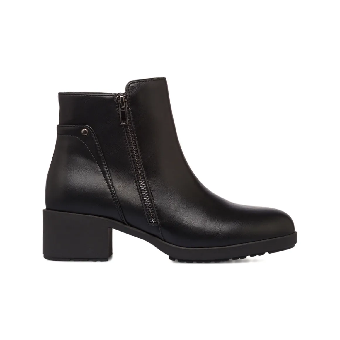 Stivaletti comfort neri da Donna con zip P Soft