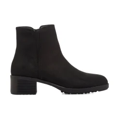 Stivaletti comfort neri da Donna con tacco basso P Soft