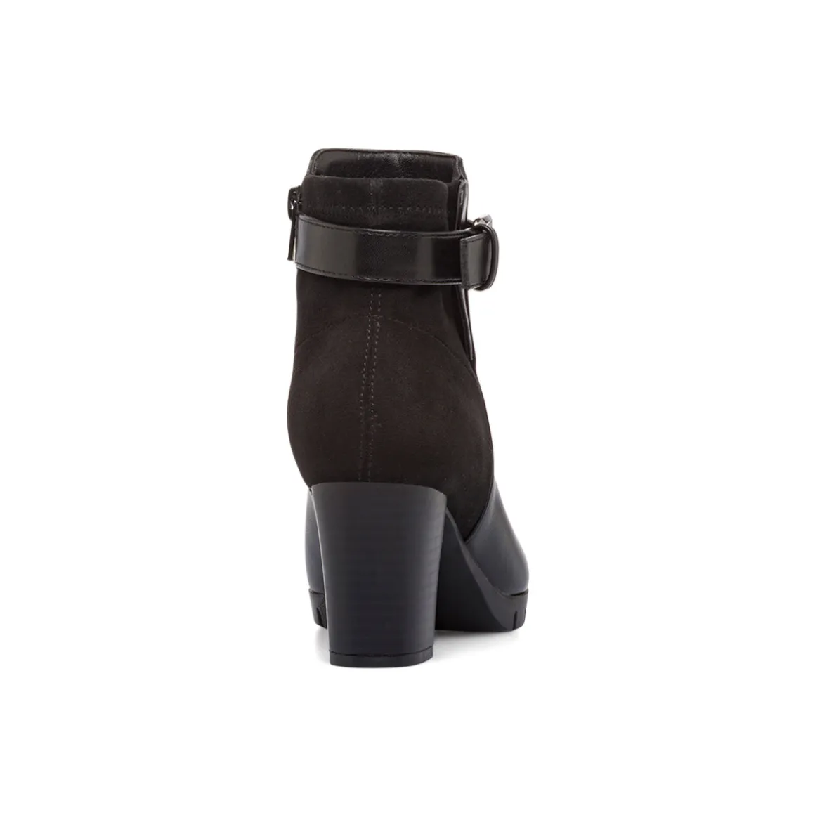 Stivaletti comfort neri da Donna con tacco 7 cm P Soft