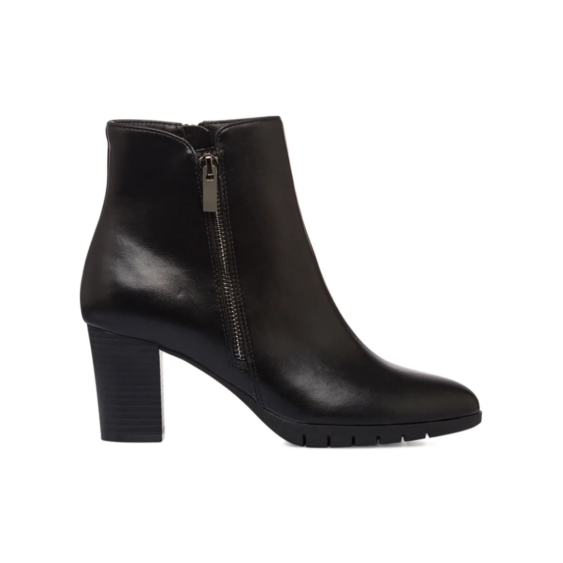 Stivaletti comfort neri da Donna con tacco 7 cm P Soft