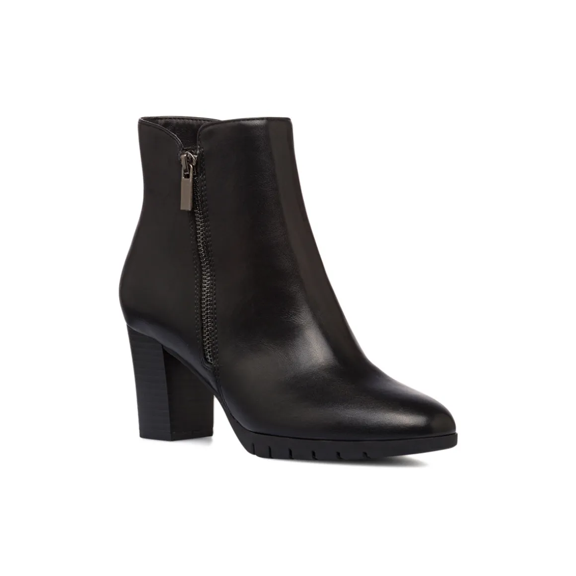 Stivaletti comfort neri da Donna con tacco 7 cm P Soft