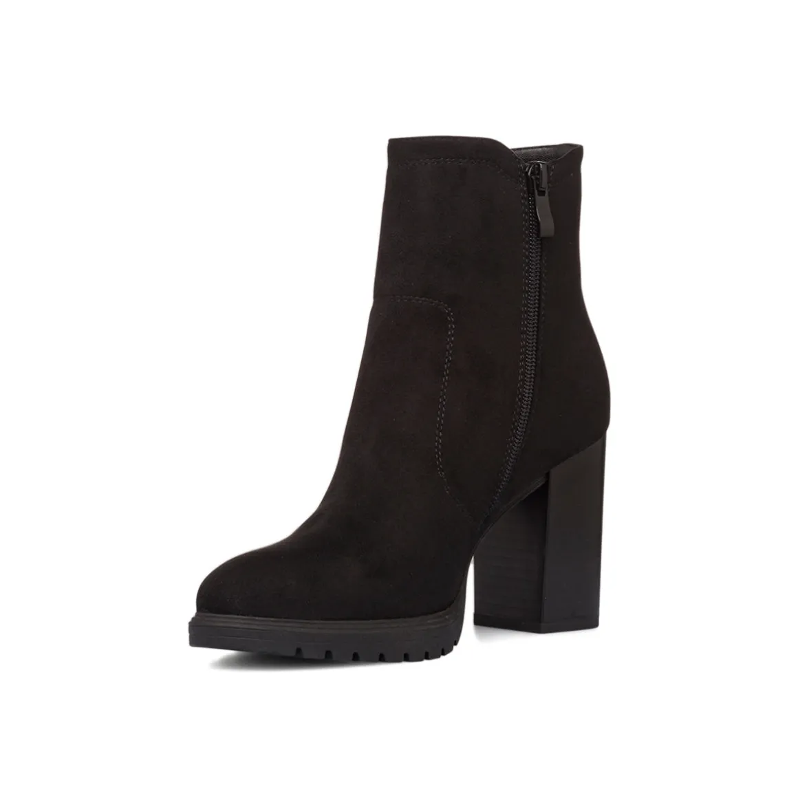 Stivaletti comfort neri da Donna con tacco 9 cm P Soft