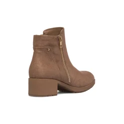 Stivaletti comfort taupe da Donna con tacco 5 cm P Soft