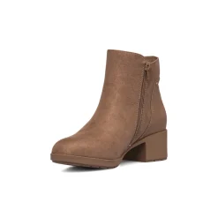 Stivaletti comfort taupe da Donna con tacco 5 cm P Soft