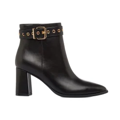 Stivaletti comodi e flessibili neri da Donna con tacco 7,5 cm P Smart
