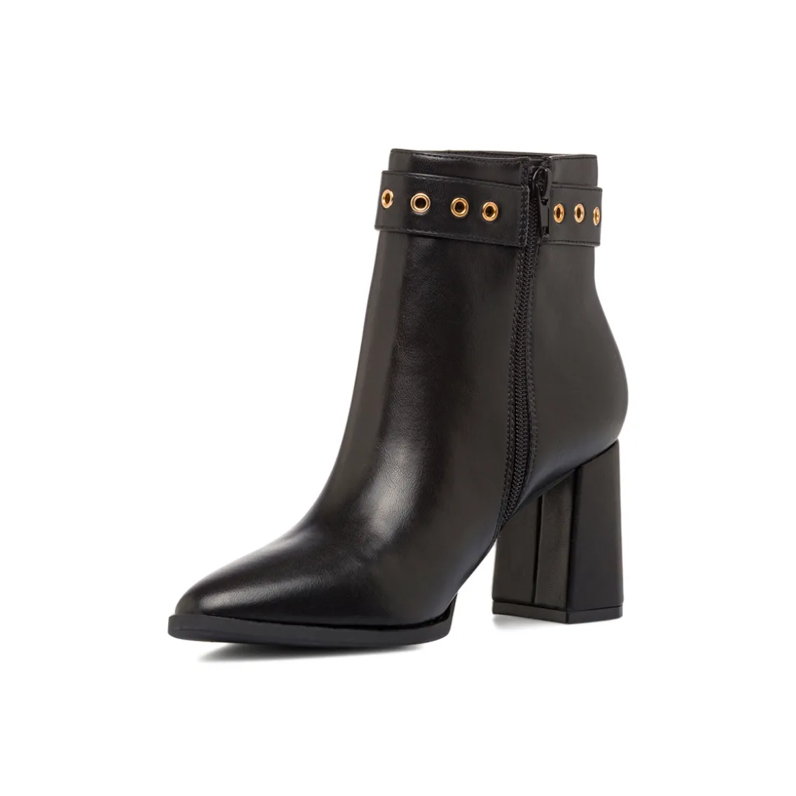 Stivaletti comodi e flessibili neri da Donna con tacco 7,5 cm P Smart