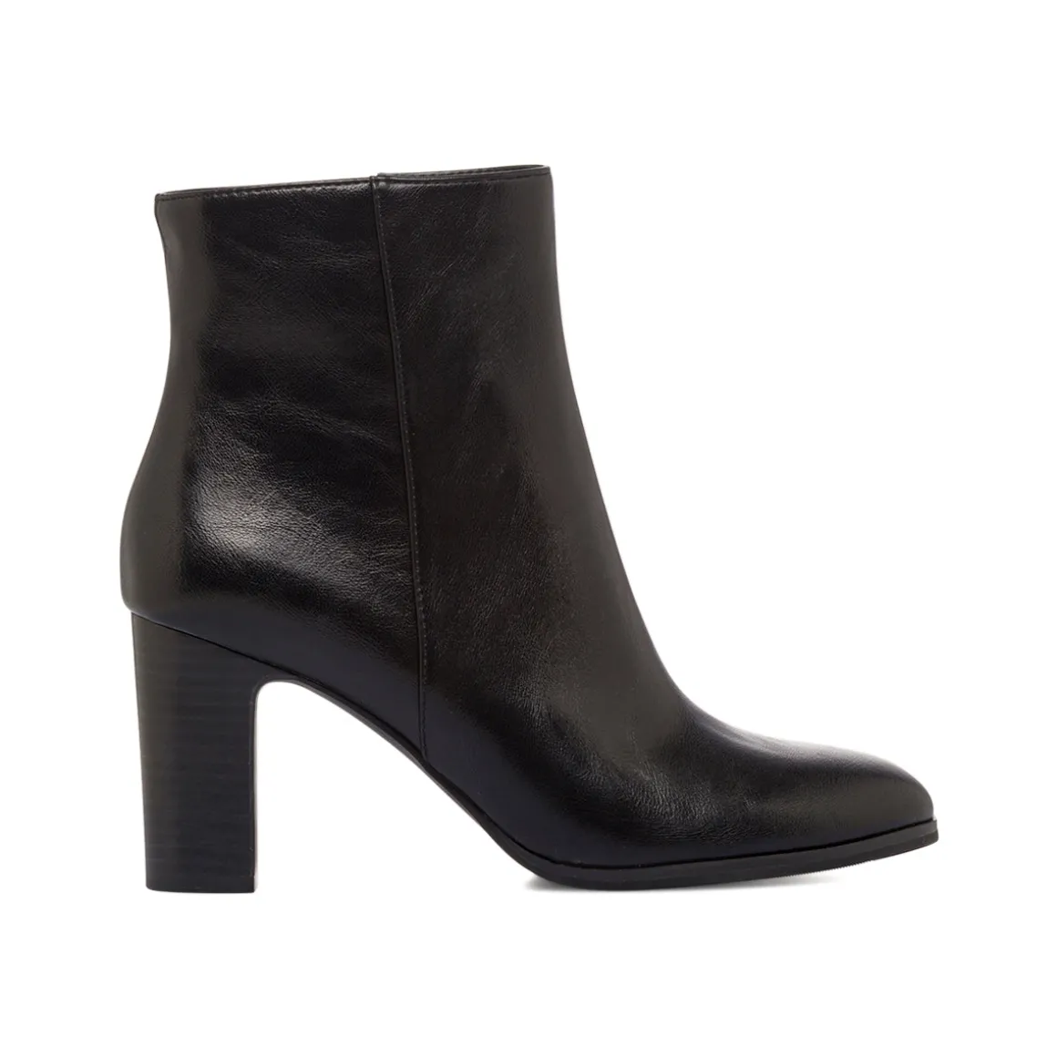 Stivaletti comodi e flessibili neri da Donna con tacco 7,5 cm P Smart