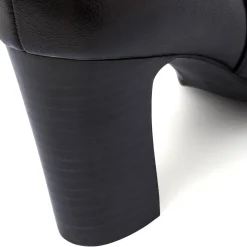 Stivaletti comodi e flessibili neri da Donna con tacco 7,5 cm P Smart