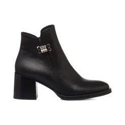 Stivaletti con tacco 6,5 cm da donna neri Lora Ferres