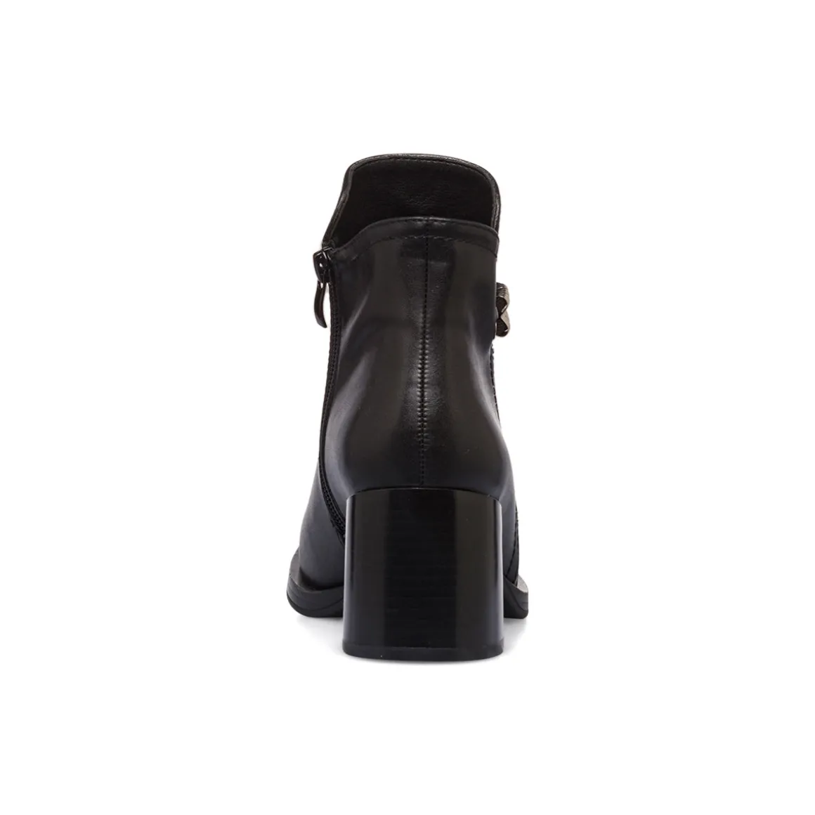 Stivaletti con tacco 6,5 cm da donna neri Lora Ferres