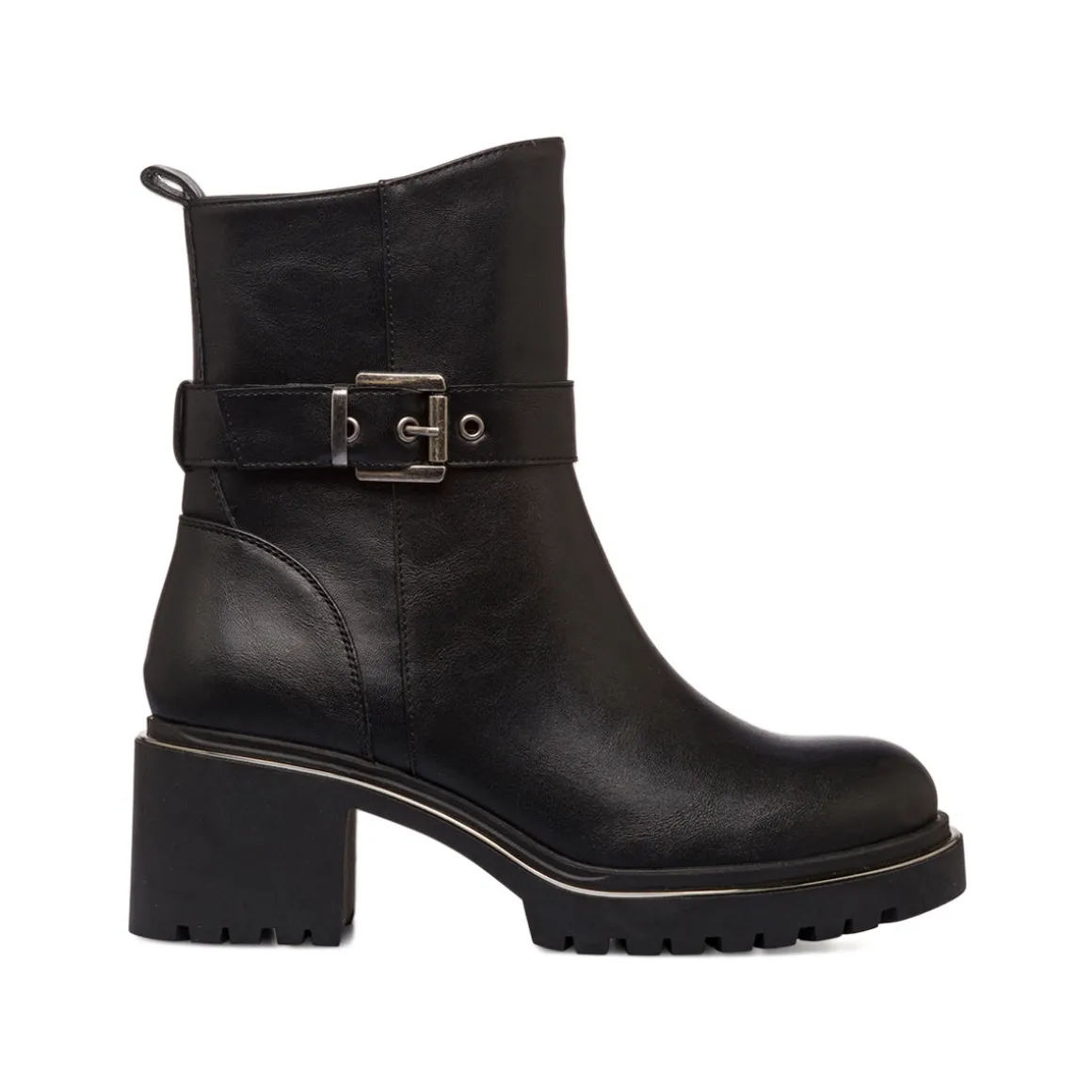 Stivaletti con tacco 6 cm neri da donna Lora Ferres