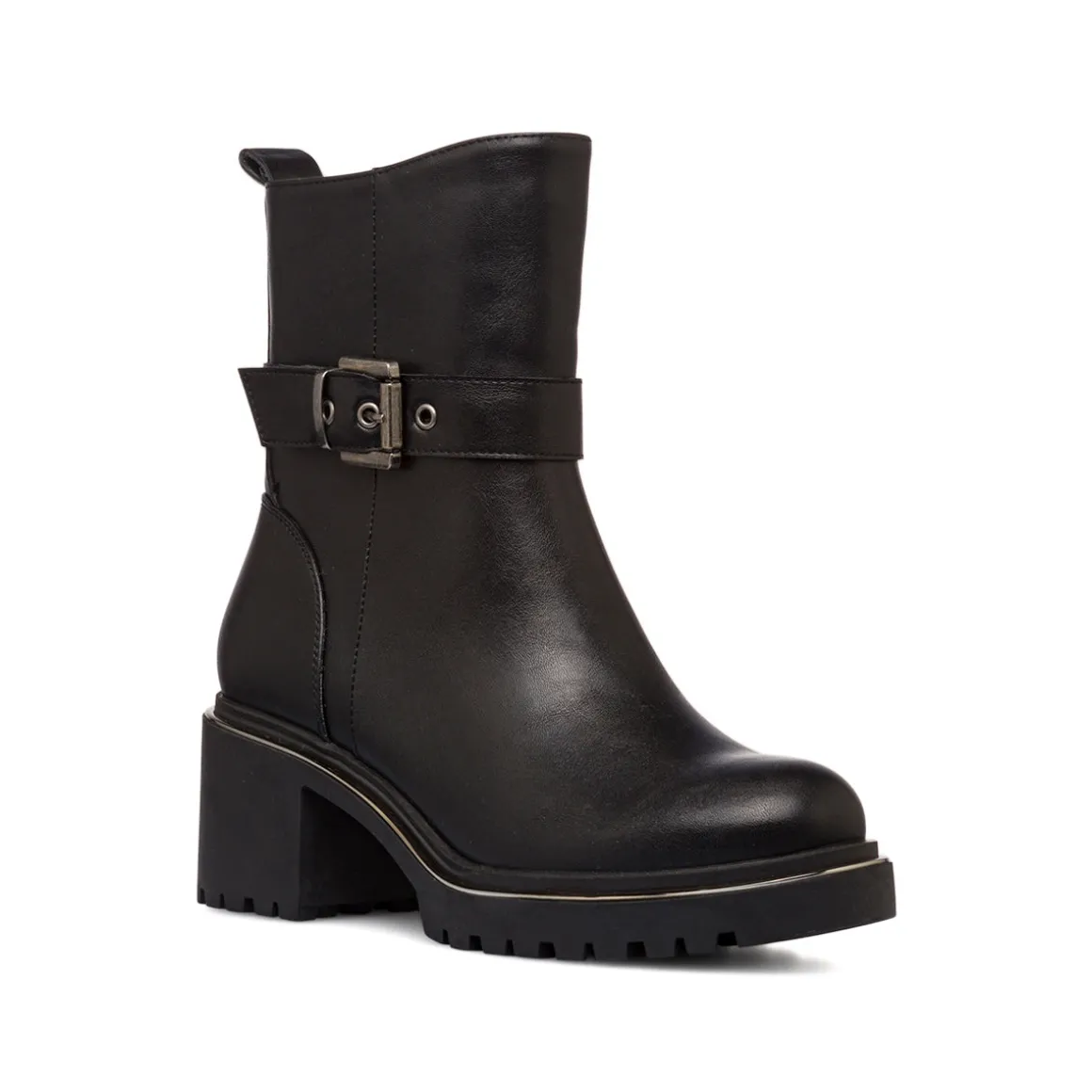Stivaletti con tacco 6 cm neri da donna Lora Ferres