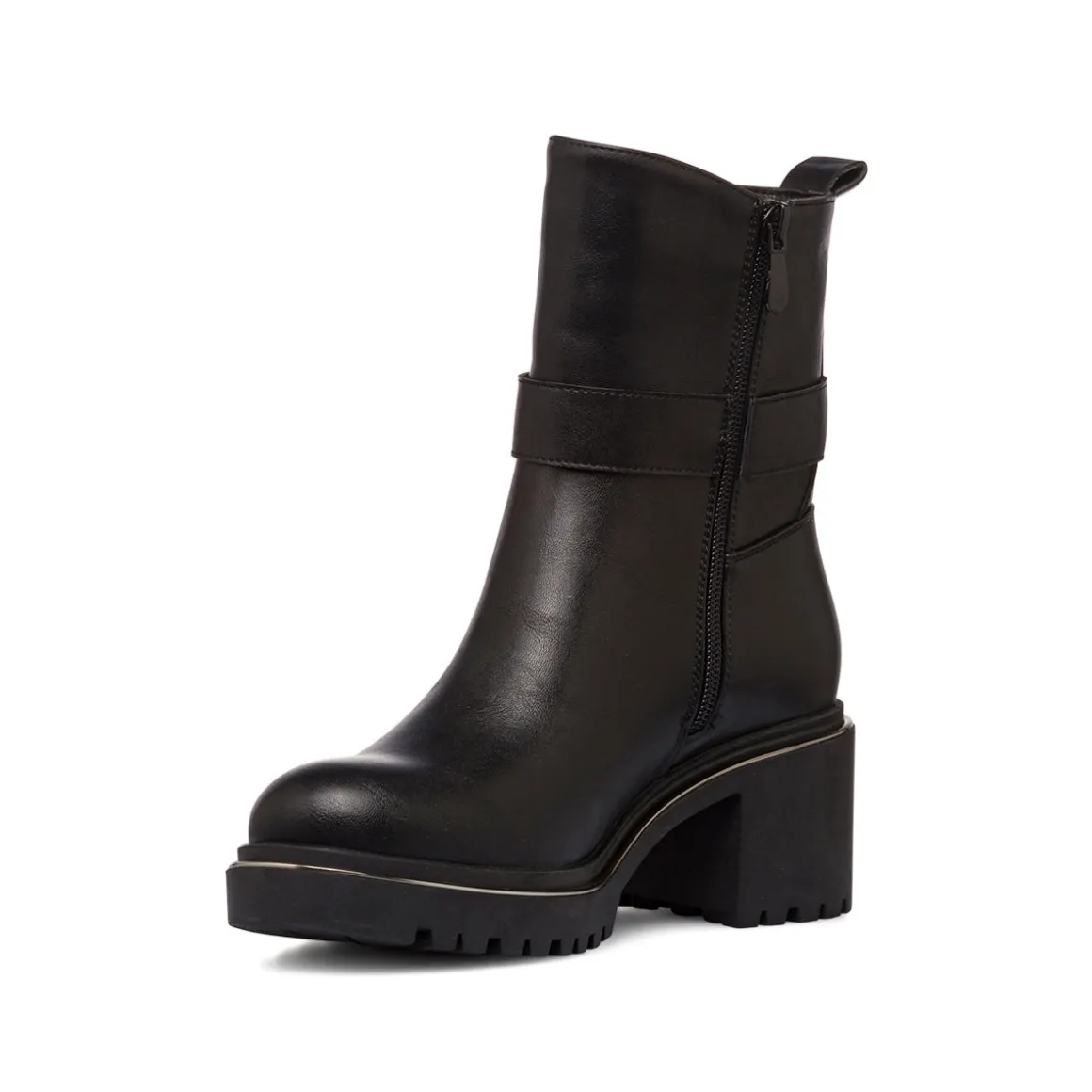 Stivaletti con tacco 6 cm neri da donna Lora Ferres