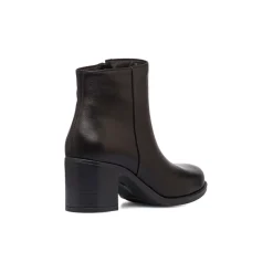 Stivaletti con tacco 6,5 cm da donna neri in pelle P Essentials
