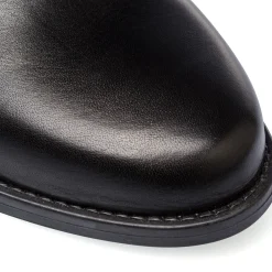 Stivaletti con tacco 6,5 cm da donna neri in pelle P Essentials