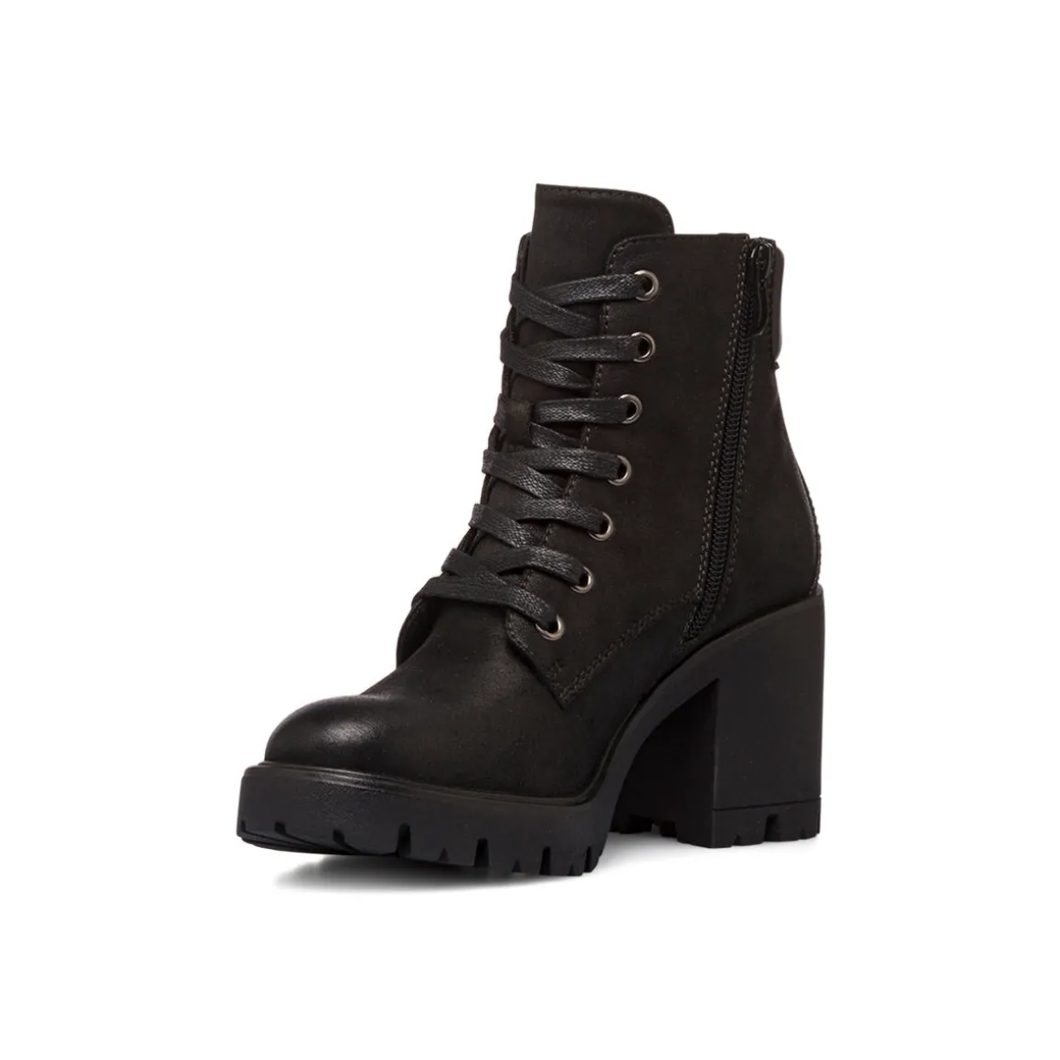 Stivaletti con tacco 8 cm neri da donna Lora Ferres