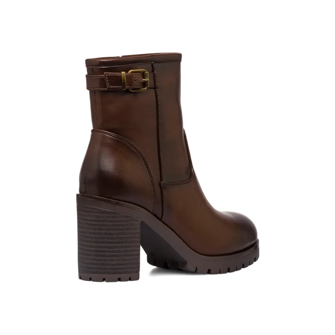 Stivaletti con tacco 8,5 cm marroni da donna Lora Ferres