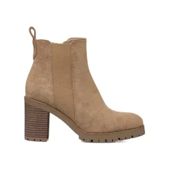 Stivaletti con tacco 8,5 cm taupe da donna Lora Ferres