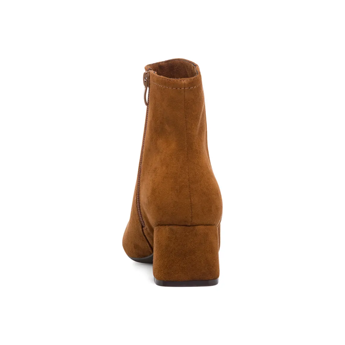 Stivaletti con tacco 5,5 cm da donna marroni effetto scamosciato Lora Ferres