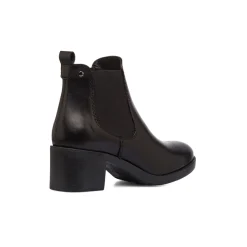 Stivaletti con tacco da donna neri in pelle P Essentials