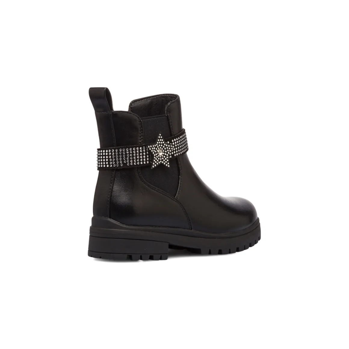 Stivaletti da bambina neri con strass Le scarpe di Alice