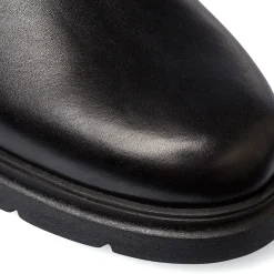 Stivaletti da donna neri in pelle P Essentials