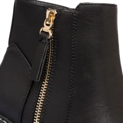 Stivaletti da donna neri con doppia zip Lora Ferres