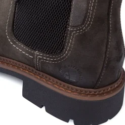 Stivaletti da uomo Americanino grigi con zip e dettagli elasticizzati