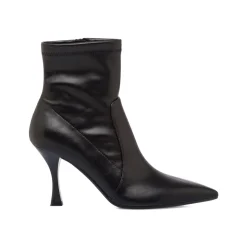 Stivaletti eleganti neri con tacco 8,5 cm da donna Lora Ferres