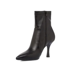 Stivaletti eleganti neri con tacco 8,5 cm da donna Lora Ferres