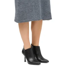 Stivaletti eleganti neri con tacco 9 cm da donna Lora Ferres