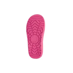 Stivaletti imbottiti da bambina fucsia con logo Barbie