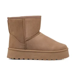 Stivaletti imbottiti khaki da donna con suola platform Lora Ferres